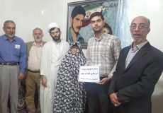 تصاویر یادگاری از دیدار با مادر شهید بهروز صبوری