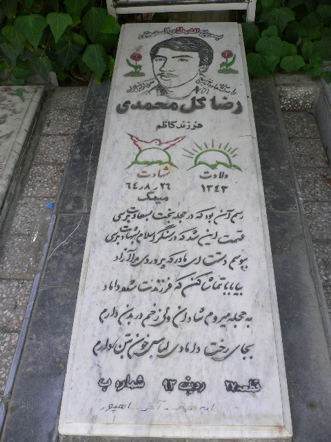 شهید رضا گل محمدی